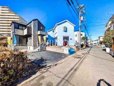 接道状況および現場風景　【八王子市子安町１丁目】／撮影日2025/12/15