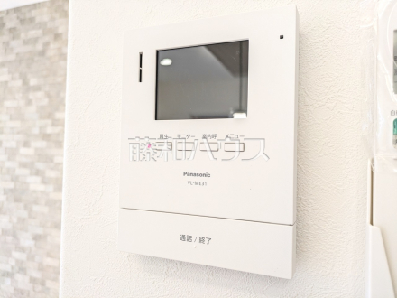 1号棟　TVモニター付きインターホン　【八王子市小宮町】　訪問者がわかるTVモニター付インターホンは、お子様のお留守番にも活躍するかも？！／撮影日2026/01/15