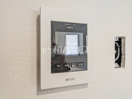 A号棟　TVモニター付きインターホン　【八王子市子安町１丁目】　防犯に役立つTVモニター付きインターホン／撮影日2026/02/07
