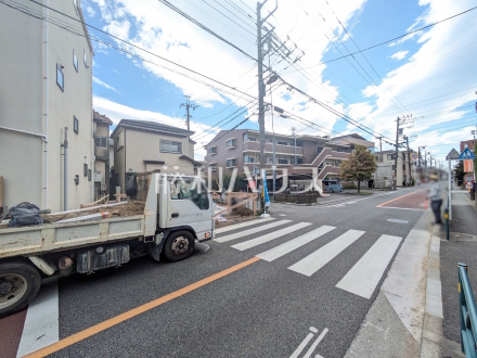 接道状況および現場風景　【西東京市芝久保町２丁目】／撮影日2025/09/29