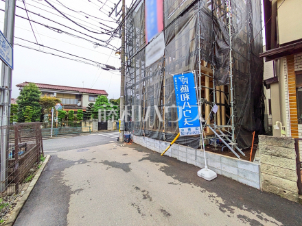 接道状況および現場風景　【西東京市芝久保町２丁目】／撮影日2025/10/16