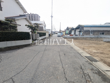 接道状況および現場風景　【小牧市中央３丁目】／撮影日2026/02/08