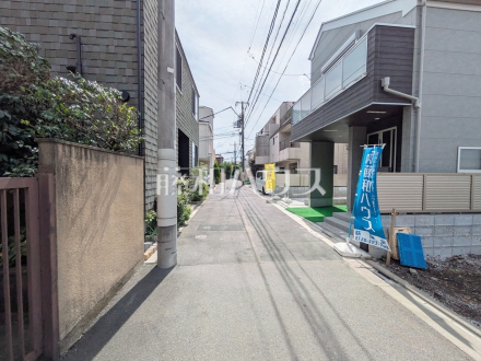 接道状況および現場風景　【杉並区和田２丁目】／撮影日2025/09/22