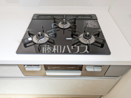A号棟　3口ガスコンロ　【杉並区和田２丁目】／撮影日2025/09/22