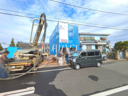 接道状況および現場風景　【日野市東豊田４丁目】／撮影日2025/11/06