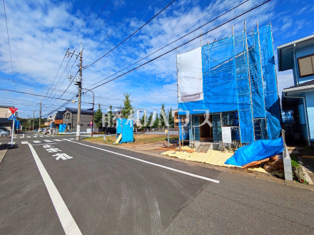 接道状況および現場風景　【日野市東豊田４丁目】／撮影日2025/10/18
