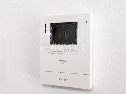 6号棟　TVモニター付きインターホン　【武蔵村山市大南１丁目】　防犯に役立つTVモニター付インターフォン／撮影日2026/02/15