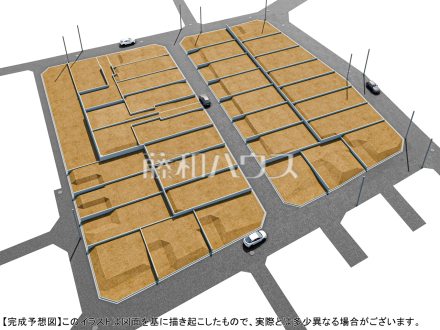 造成完了予想図　【調布市佐須町５丁目】
