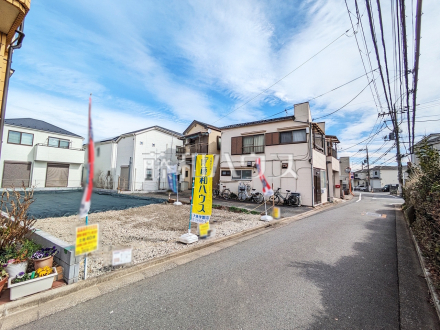 接道状況および現場風景　【練馬区大泉学園町５丁目】／撮影日2026/02/27
