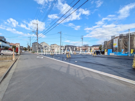 接道状況および現場風景　【国立市谷保】／撮影日2025/12/09