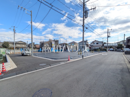 接道状況および現場風景　【国立市谷保】／撮影日2025/12/09