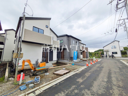 接道状況および現場風景　【三鷹市大沢２丁目】／撮影日2026/07/05