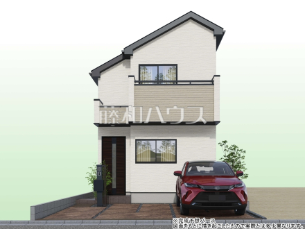 1号棟　完成予想図（外観）　【三鷹市大沢２丁目】