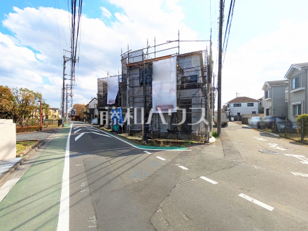 接道状況および現場風景　【立川市若葉町１丁目】／撮影日2026/03/27