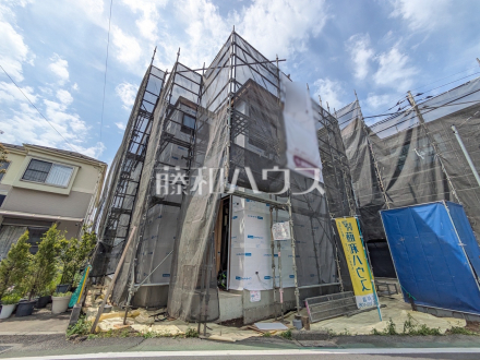 1号棟　外観　【立川市若葉町１丁目】 ここに住む方を想像して、着々と建築しております！ ／撮影日2026/04/20