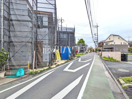 接道状況および現場風景　【立川市若葉町１丁目】／撮影日2026/04/30