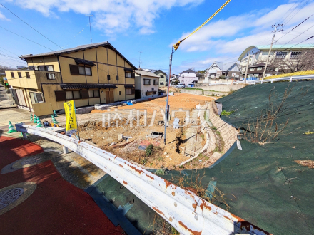 接道状況および現場風景　【福岡市東区香椎駅東１丁目】／撮影日2026/02/26