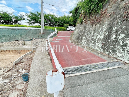 接道状況および現場風景　【福岡市東区香椎駅東１丁目】／撮影日2025/07/12