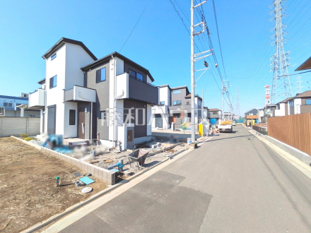 接道状況および現場風景　【小平市小川町１丁目】／撮影日2025/10/30
