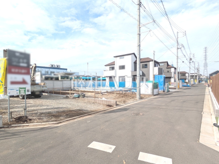 接道状況および現場風景　【小平市小川町１丁目】／撮影日2025/11/27