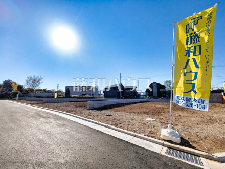 現場風景　【清瀬市竹丘３丁目】 建物のプレゼンをさせていただきますので、実際の完成イメージを思い描いていただくことができます。お気軽にお問合せ下さい。 ／撮影日2025/12/01