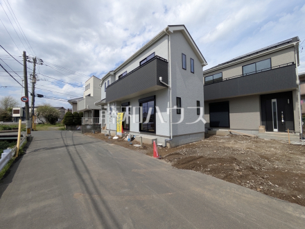 接道状況および現場風景　【日野市落川】／撮影日2026/04/06