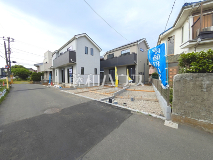 接道状況および現場風景　【日野市落川】／撮影日2026/05/08