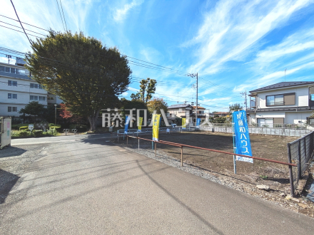 接道状況および現場風景　【立川市幸町５丁目】／撮影日2025/11/04