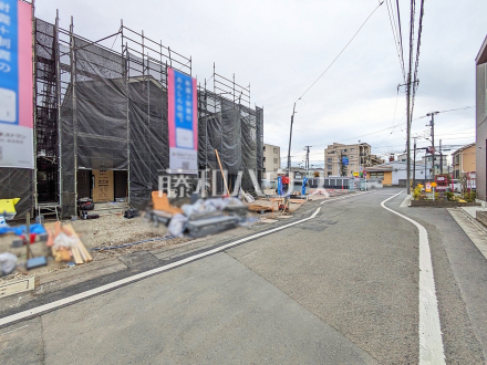 接道状況および現場風景　【国分寺市東戸倉１丁目】／撮影日2025/11/27