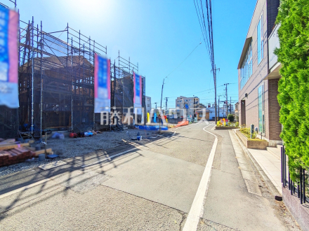 接道状況および現場風景　【国分寺市東戸倉１丁目】／撮影日2025/10/17