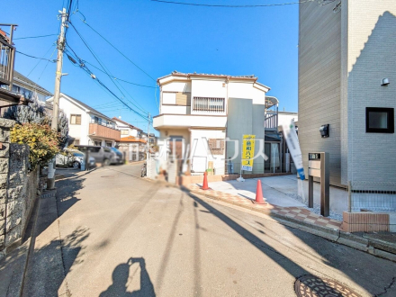 接道状況および現場風景　　【東久留米市柳窪４丁目】／撮影日2026/02/13