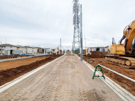 現場風景　【立川市若葉町２丁目】 物件の事、諸費用の事など、小さな疑問もお気軽にご連絡・ご相談下さい。 ／撮影日2025/11/13