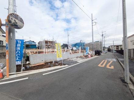 接道状況および現場風景　【西東京市南町６丁目】／撮影日2025/11/06