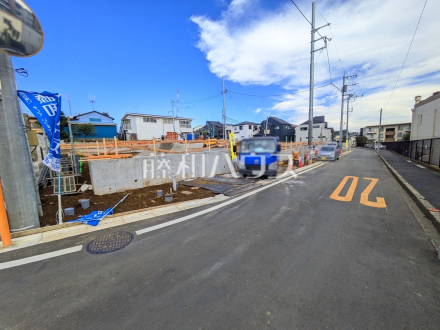 接道状況および現場風景　【西東京市南町６丁目】／撮影日2025/10/23