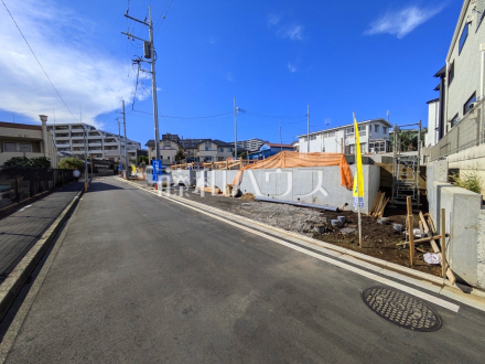 接道状況および現場風景　【西東京市南町６丁目】／撮影日2025/10/23