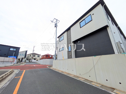 接道状況および現場風景　【和光市白子３丁目】／撮影日2025/12/11