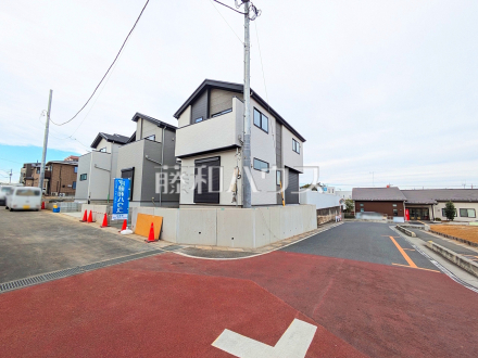 接道状況および現場風景　【和光市白子３丁目】／撮影日2025/12/11