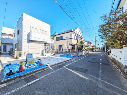 接道状況および現場風景　【国立市西２丁目】／撮影日2025/12/04