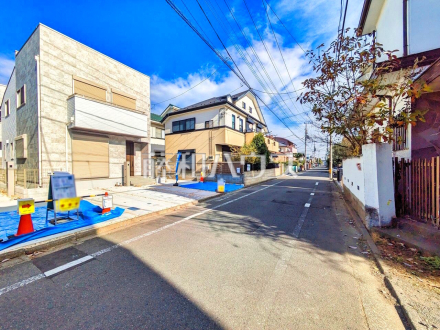 接道状況および現場風景　【国立市西２丁目】／撮影日2025/12/11