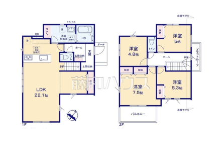 間取図　【福岡市東区香住ヶ丘５丁目】