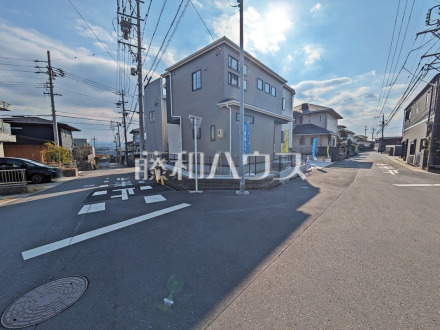 接道状況および現場風景　【春日井市坂下町７丁目】／撮影日2026/01/24