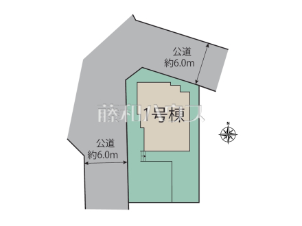 全体区画図　【春日井市坂下町７丁目】