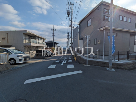 接道状況および現場風景　【春日井市坂下町７丁目】／撮影日2026/01/24