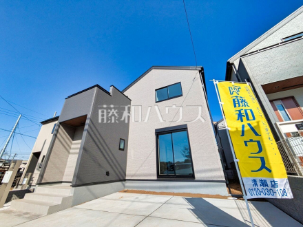 9号棟　外観　【清瀬市下宿２丁目】 物件の事、諸費用の事など、小さな疑問もお気軽にご連絡・ご相談下さい。 ／撮影日2026/01/27