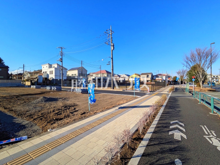 接道状況および現場風景　【武蔵野市境南町１丁目】／撮影日2026/01/11