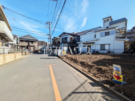 接道状況および現場風景　【朝霞市三原４丁目】／撮影日2026/02/06