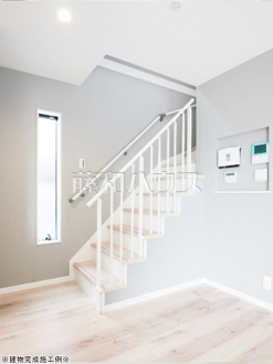 ※完成施工例※手摺付き階段　【朝霞市三原４丁目】／撮影日2025/12/05