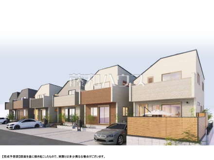 完成予想図（外観）2～7号棟　【三鷹市北野２丁目】