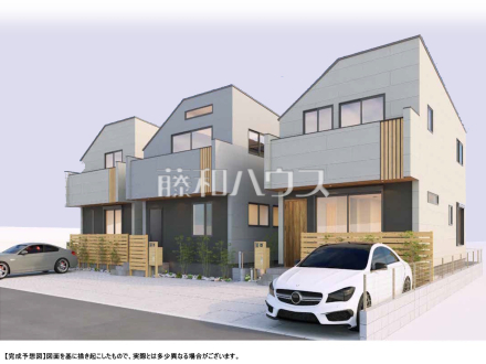 完成予想図（外観）　9.10.11号棟【三鷹市北野２丁目】