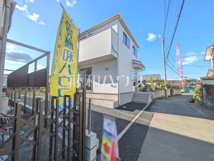 接道状況および現場風景　【所沢市大字荒幡】／撮影日2026/04/02